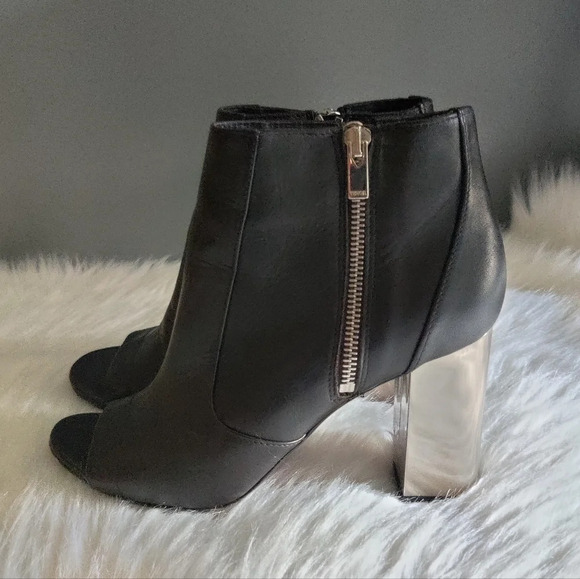 Vince Faber Peep Toe Booties - Picture 3 of 8